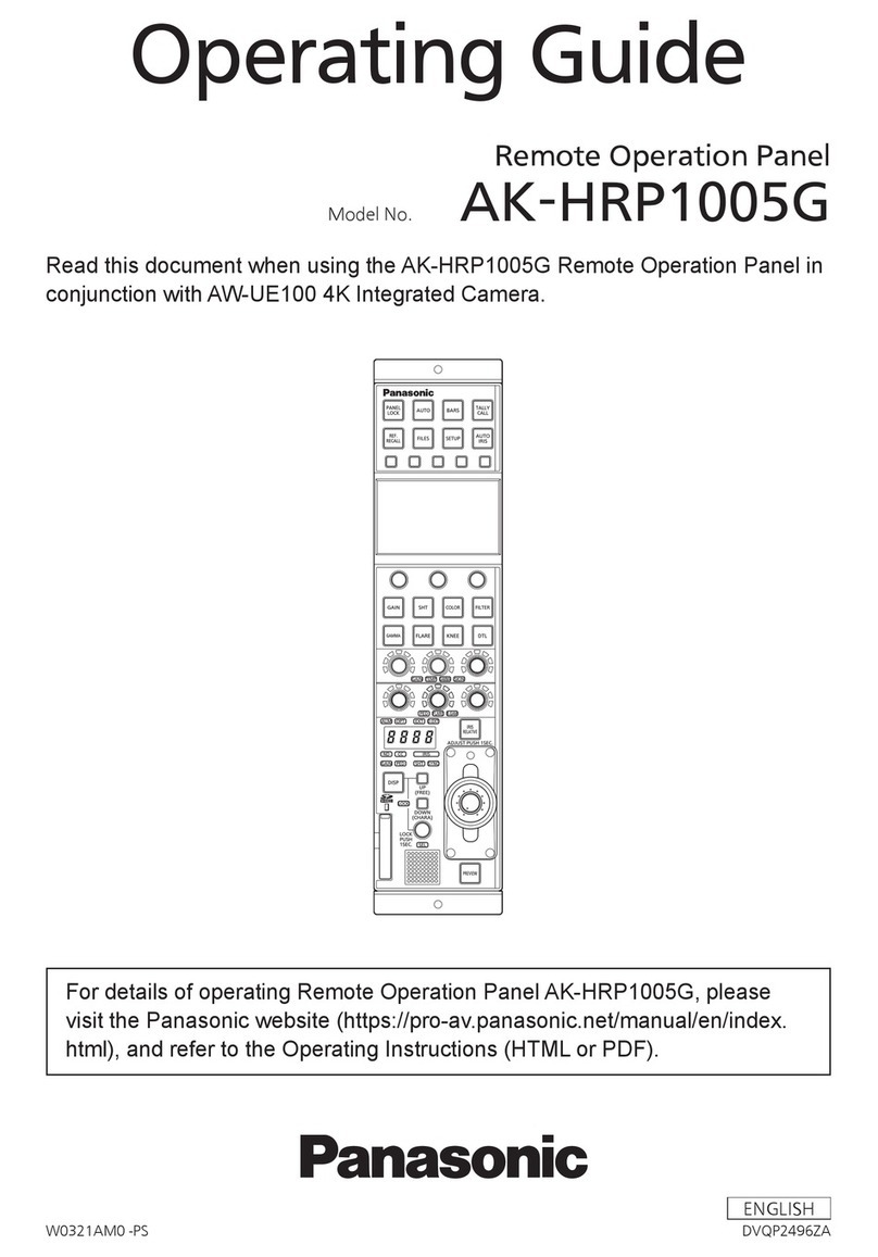 Panasonic AK-HRP1005G User manual