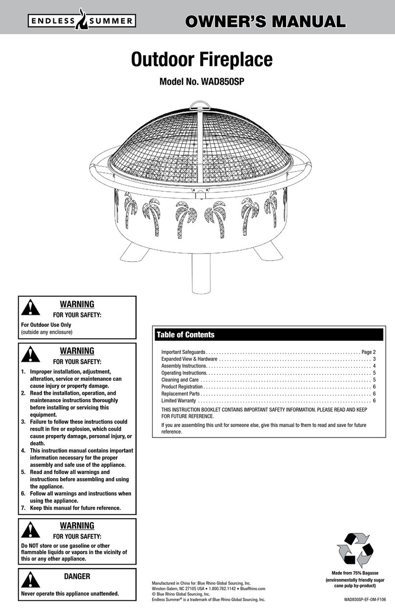 Endless Summer WAD850SP User manual
