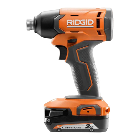 RIDGID R86001 Operator's manual