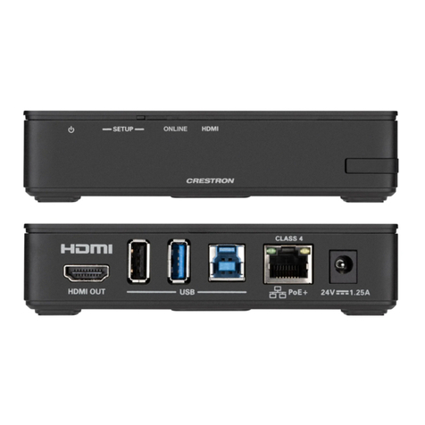 Crestron Electronics AirMedia AM-3100-WF(-I) reference guide
