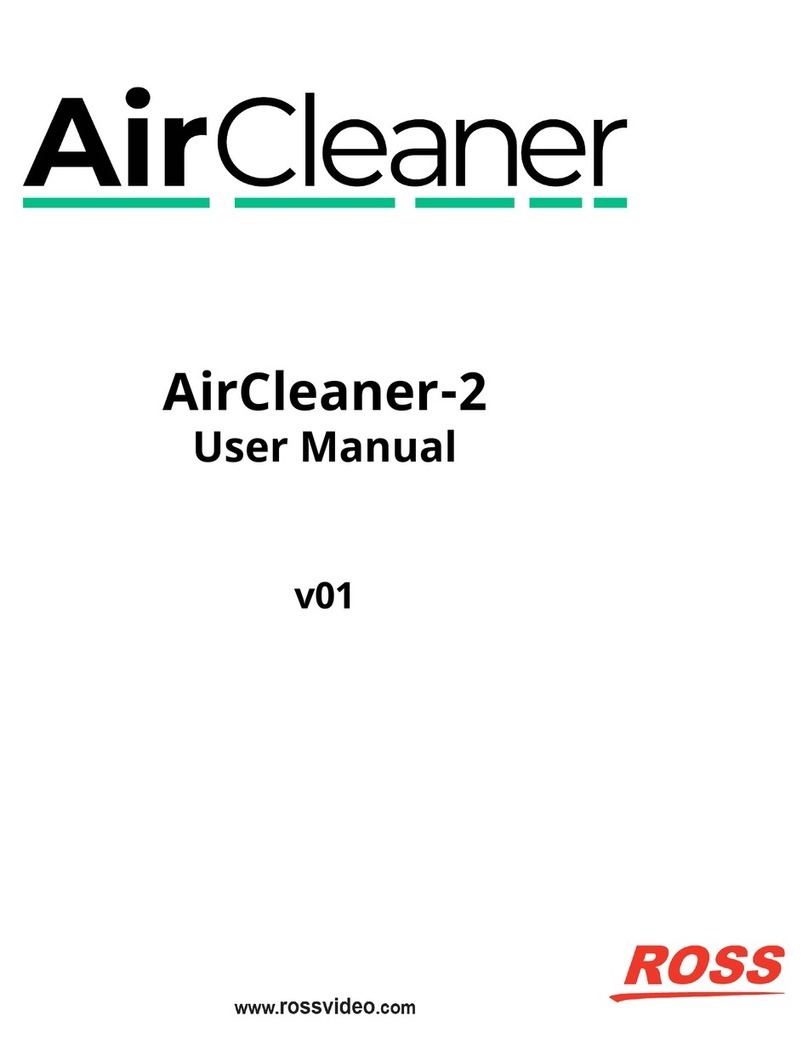 Ross AirCleaner-2 User manual Ross AirCleaner-2 User manual