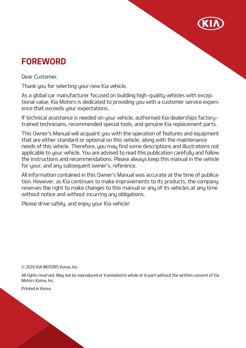 Kia Sorento 2021 User manual Kia Sorento 2021 User manual