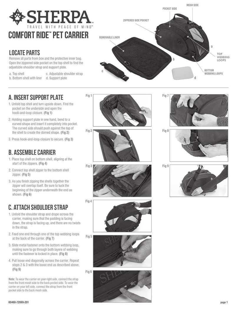 Sherpa COMFORT RIDE quick start guide