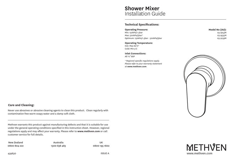 METHVEN 03-9753M User manual