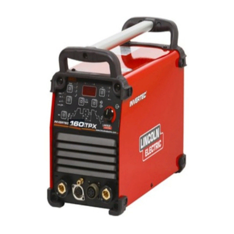 Lincoln Electric INVERTEC 160 TPX Operator's manual