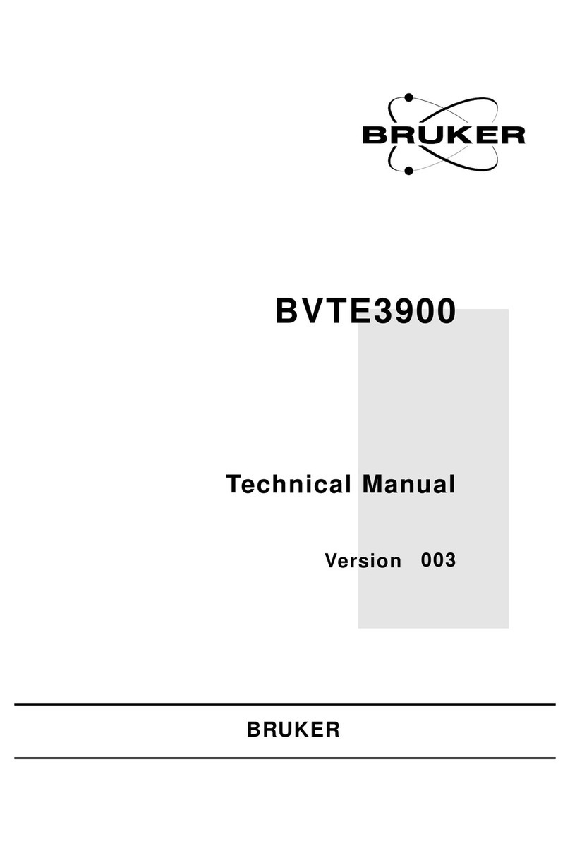 Bruker BVTE3900 Technical manual
