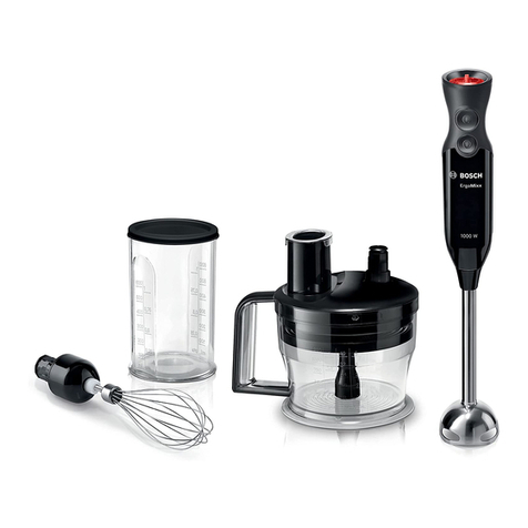 Bosch ErgoMixx MS62B6190G User manual