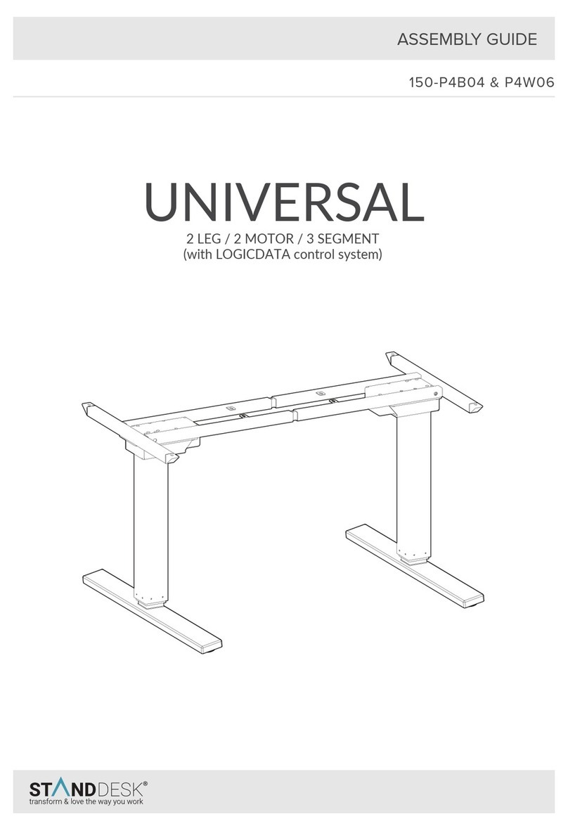 StandDesk 150-P4B04 Assembly guide