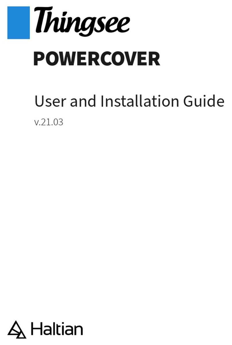 Haltian Thingsee POWERCOVER User and installation guide