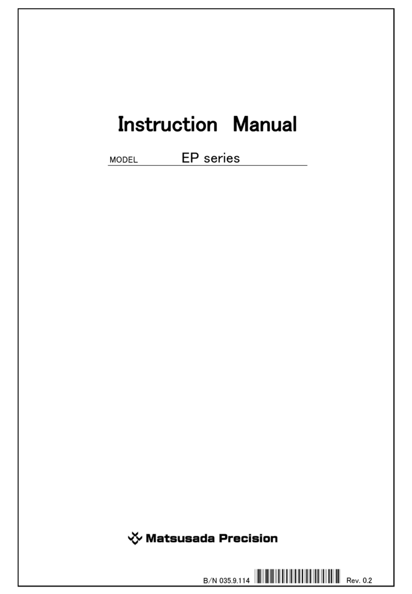 Matsusada EP Series instruction manual