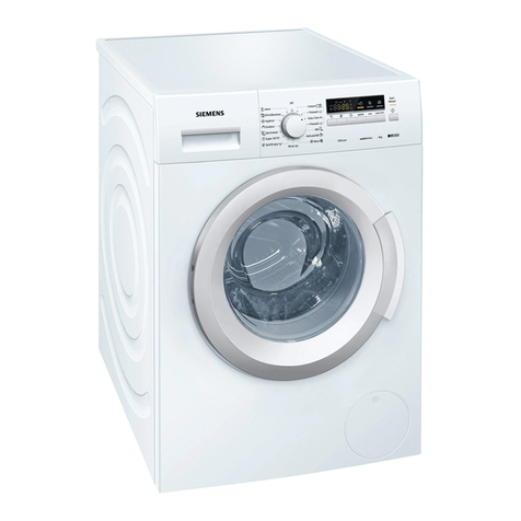 Siemens WM12K268BY Specification sheet