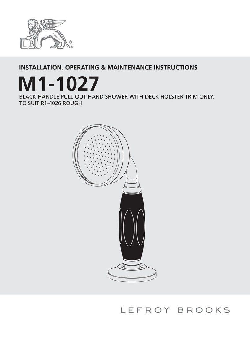 Lefroy Brooks M1-1027 Assembly instructions Lefroy Brooks M1-1027 Assembly instructions