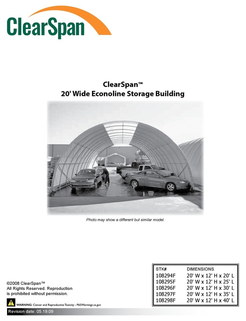 ClearSpan 108294F manual