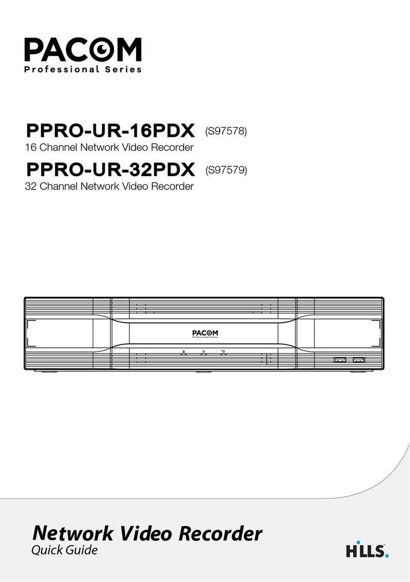 Hills PACOM Professional Series quick guide