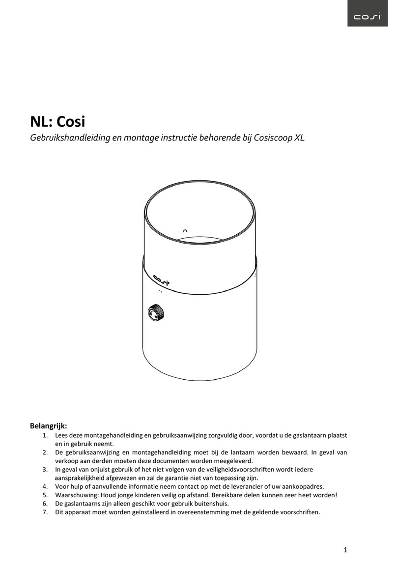 Cosi Cosiscoop XL Installation instructions