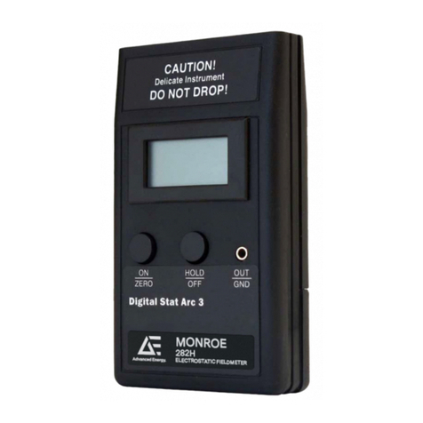 Advanced Energy MONROE 282H quick start guide