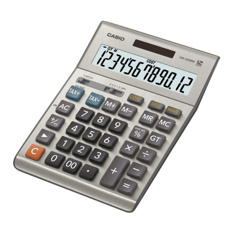 Casio DM-1200BM User manual