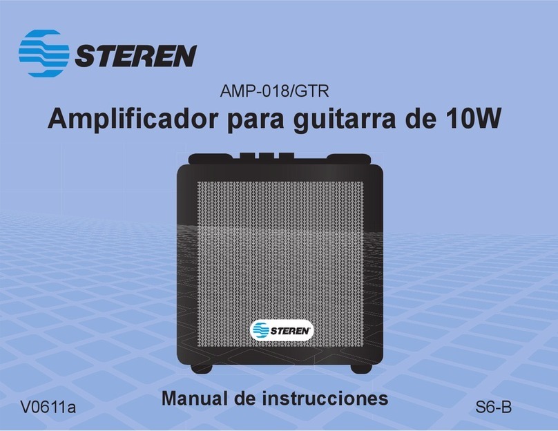 Steren AMP-018/GTR instruction manual