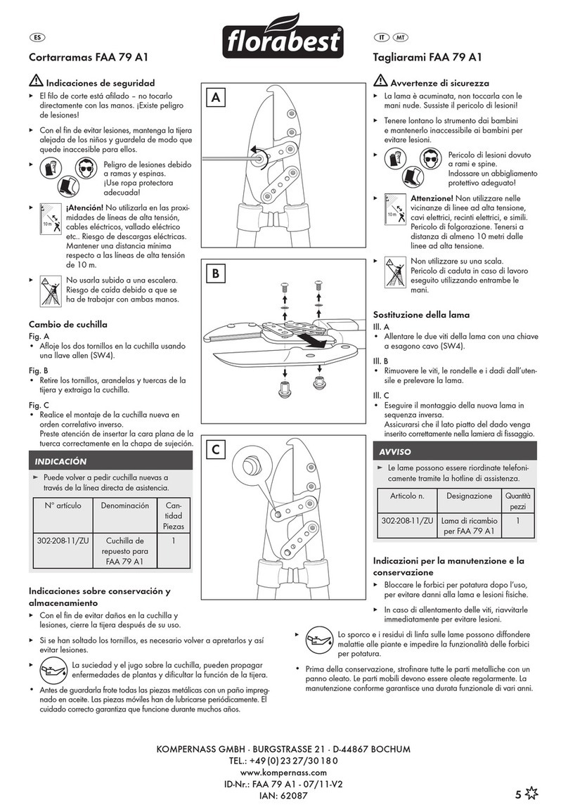 Kompernass florabest FAA 79 A1 quick start guide