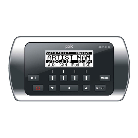 Polk Mono PRC200BC Installation and operation guide Polk Mono PRC200BC Installation and operation guide