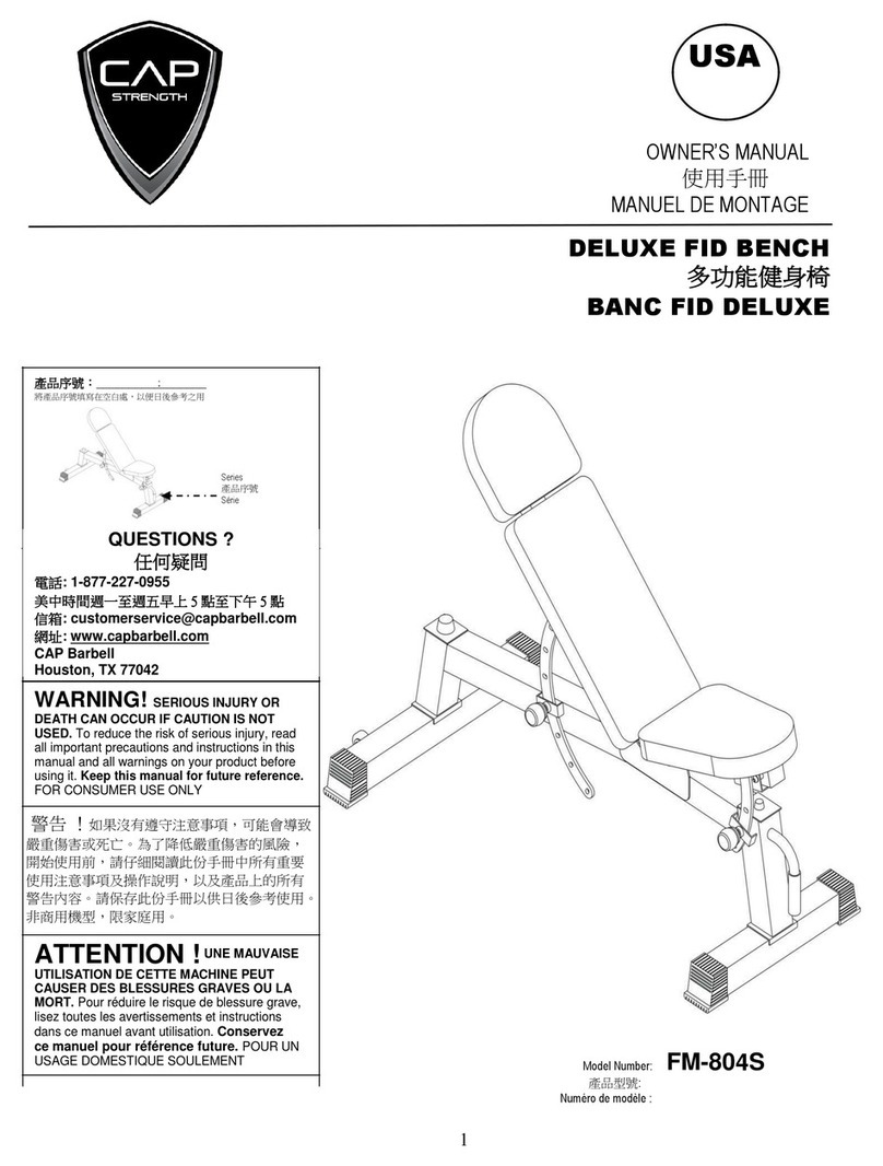 Cap Strength DELUXE FID FM-804S User manual