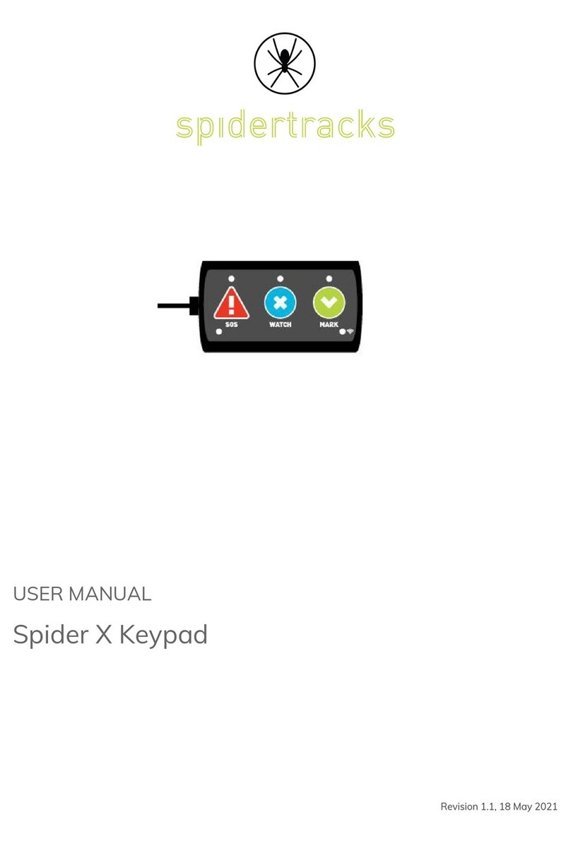 Spidertracks Spider X Keypad user manual