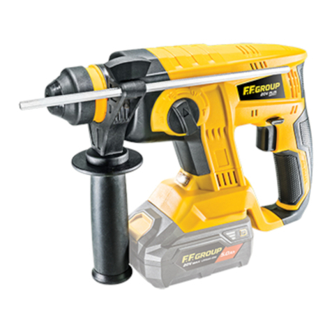 F.F. Group CRH/2-20-BL 20V PLUS User manual