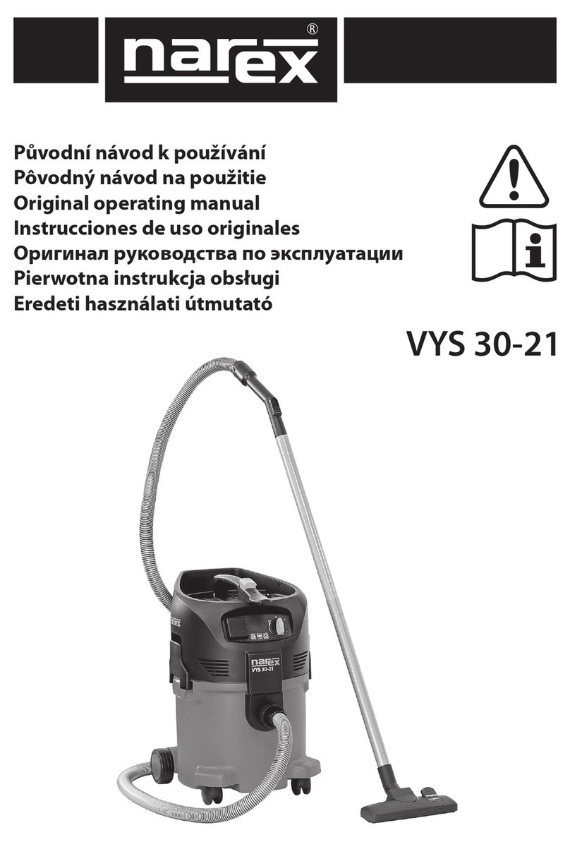 Narex VYS 30-21 Installation instructions