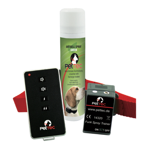 Pettec FUNK SPRAY TRAINER User manual Pettec FUNK SPRAY TRAINER User manual