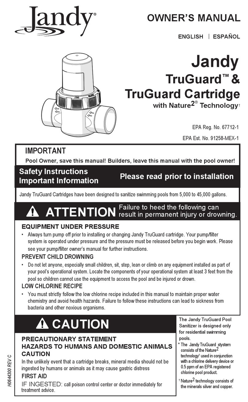 Jandy TruGuard owner's manual
