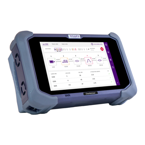 Viavi OneAdvisor ONA-800 Quick Card Viavi OneAdvisor ONA-800 Quick Card