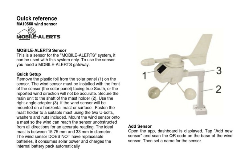 MOBILE-ALERTS MA10660 quick reference