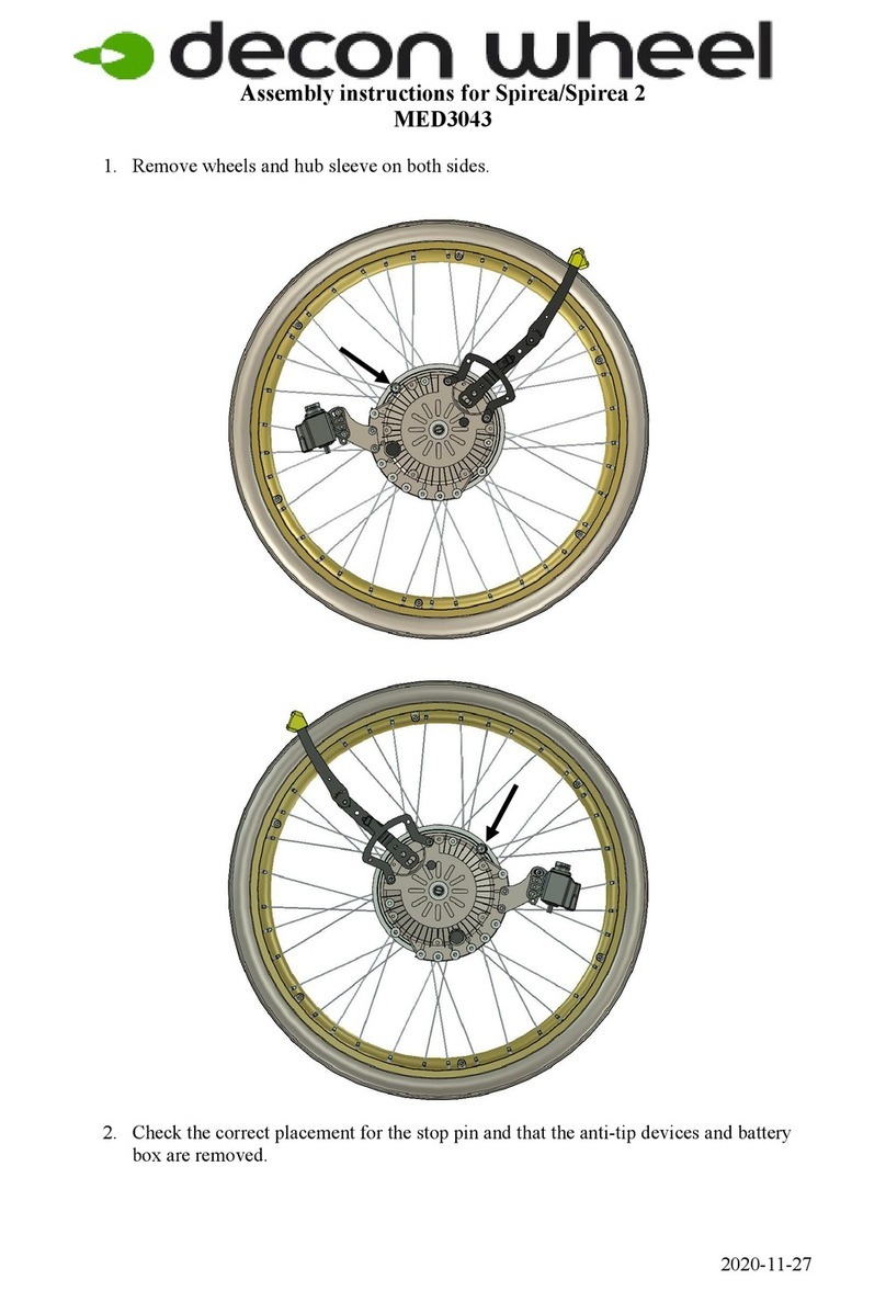 Decon wheel Spirea User manual