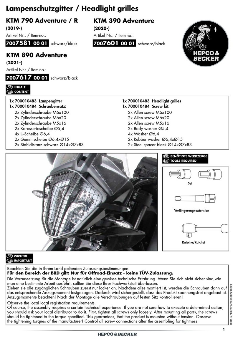 hepco & becker 7007581 00 01 User manual