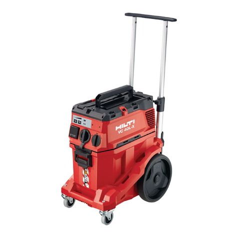 Hilti VC 20M-X User manual