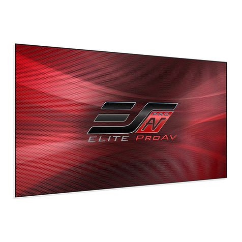 EliteProAV Pro Frame Thin Series User manual