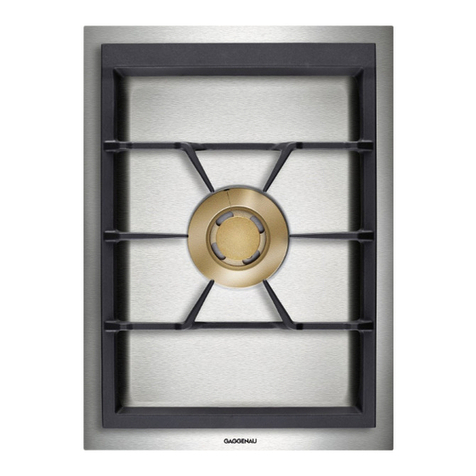 Gaggenau VG 415 110 User manual