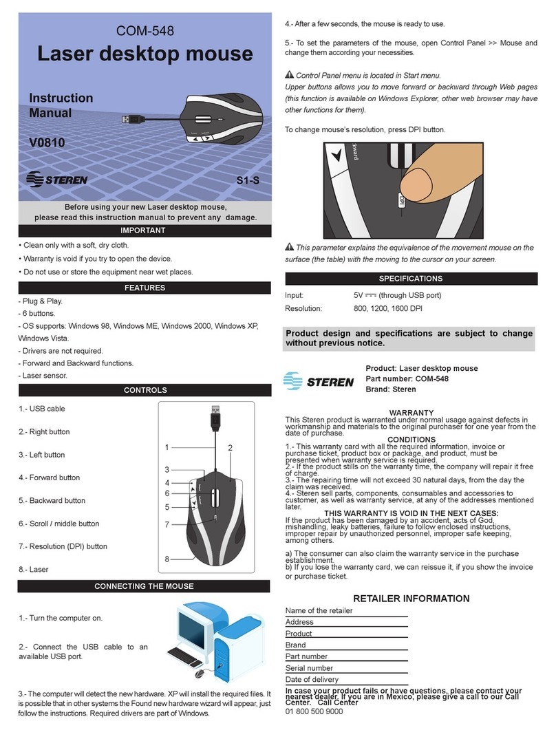 Steren COM-548 instruction manual