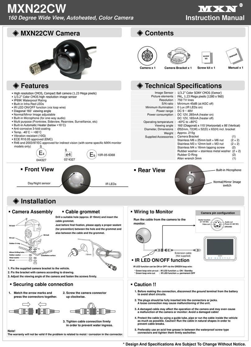 MXN MXN22CW instruction manual