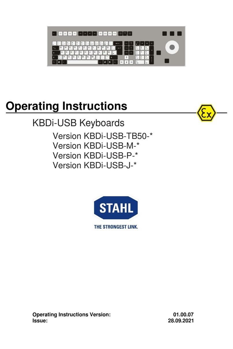 Stahl KBDi-USB-TB50 series operating instructions