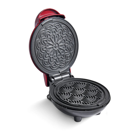 Dash Mini Pizzelle Maker User manual