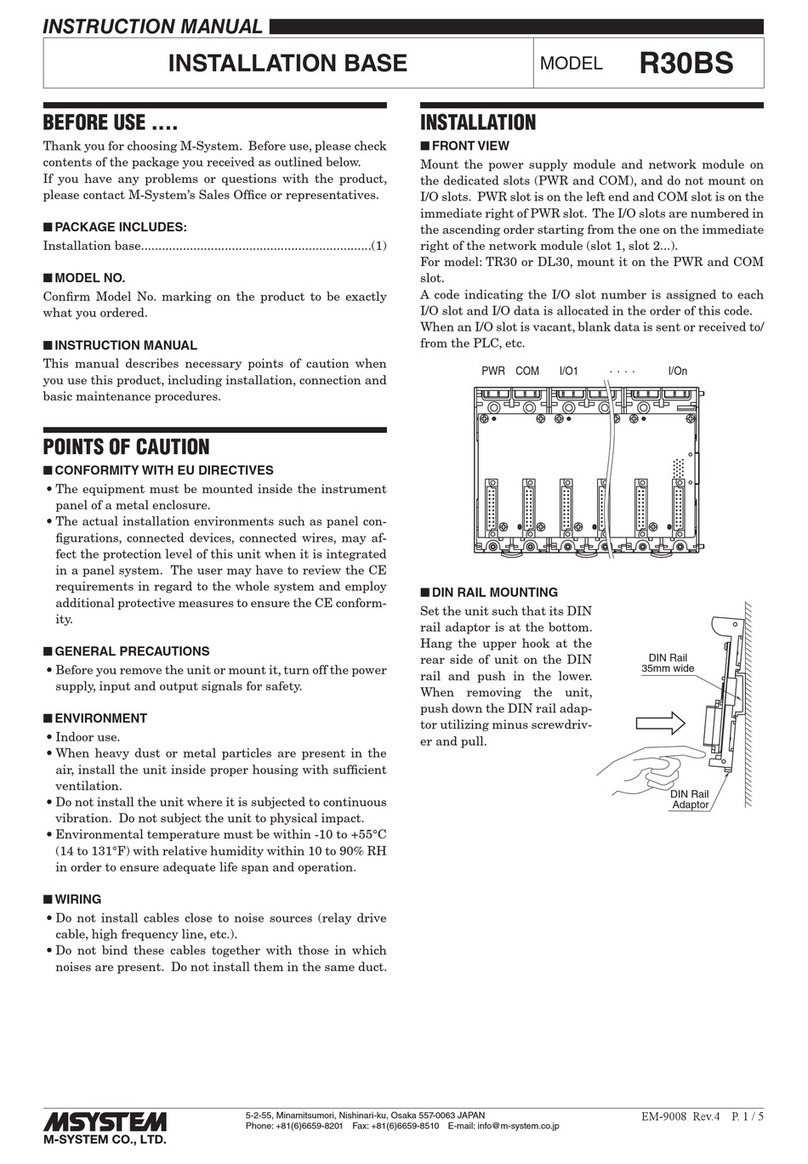M-system R30BS User manual