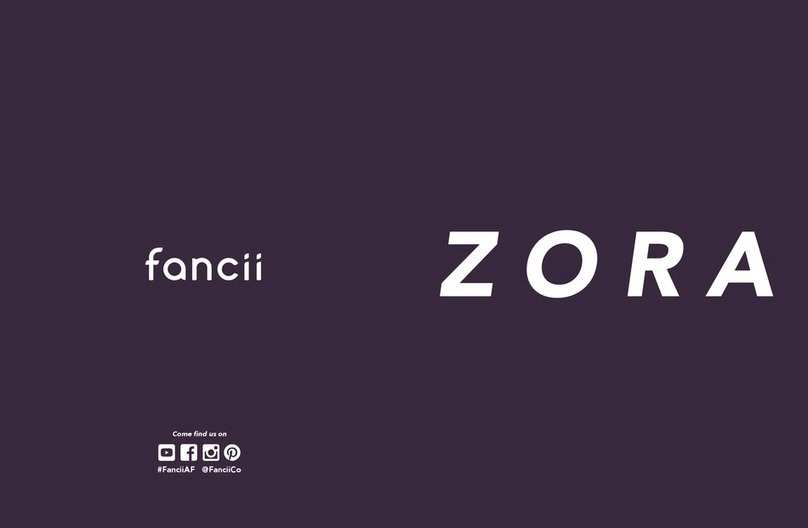 FANCII ZORA User manual