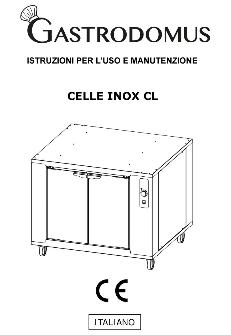 Gastrodomus CL Instructions for use and maintenance Gastrodomus CL Instructions for use and maintenance