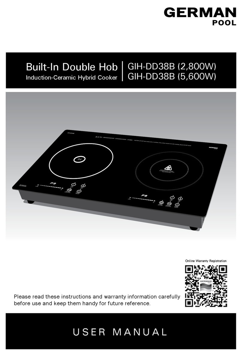 German pool GIH-DD38B user manual