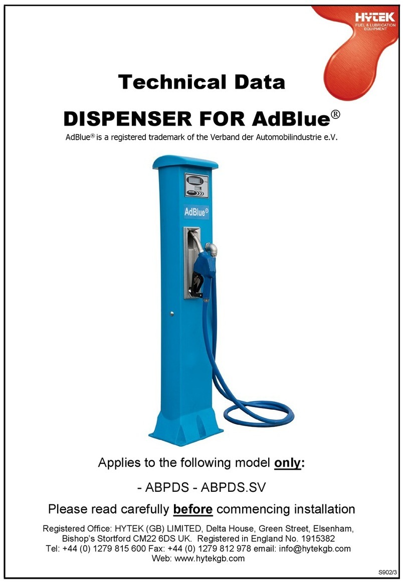 Hytek AdBlue ABPDS Instruction manual
