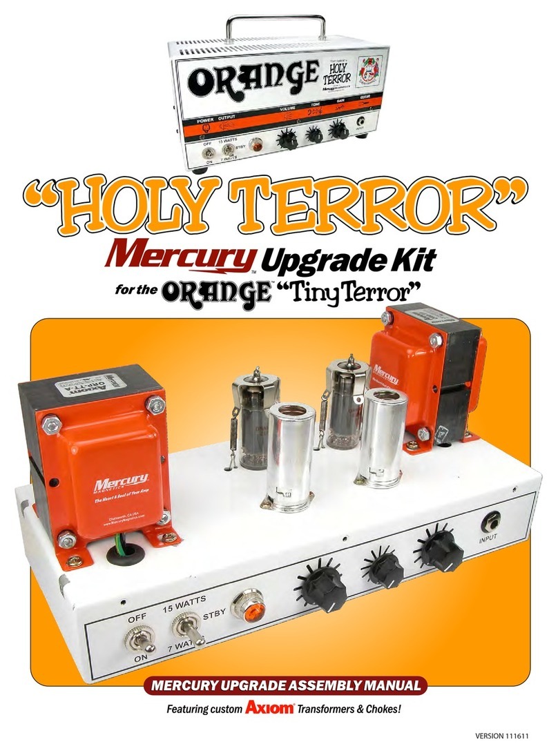 Mercury HOLLY TERROR Assembly manual