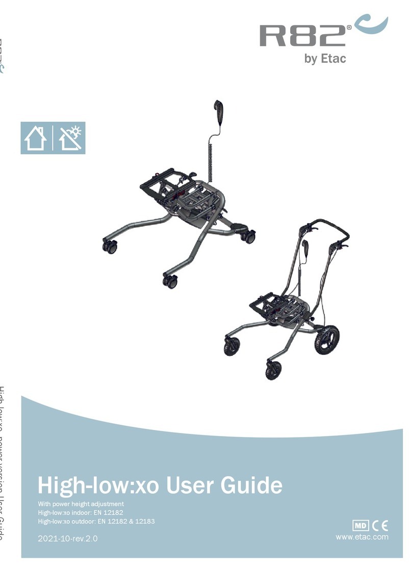 Etac R82 High-low:xo User manual