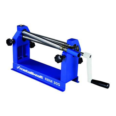 Metallkraft RBM 305 operating instructions