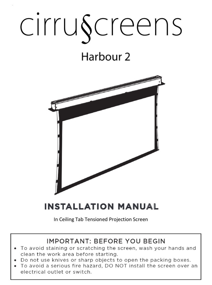Cirrus Screens Harbour 2 User manual Cirrus Screens Harbour 2 User manual